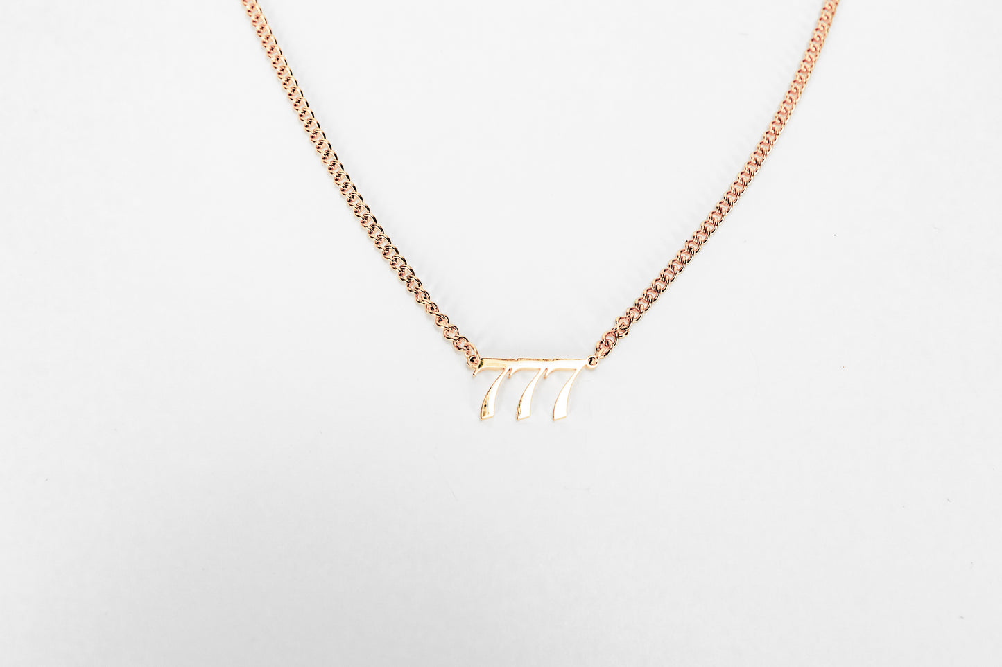 Curb Chain Angel Numbers Necklace