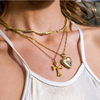 Crystal Herringbone Necklace
