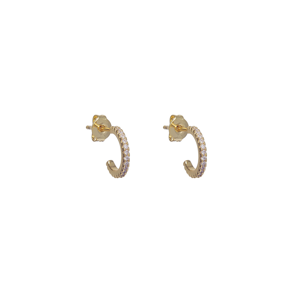 Classic Everyday Gold Stack Huggie Earrings