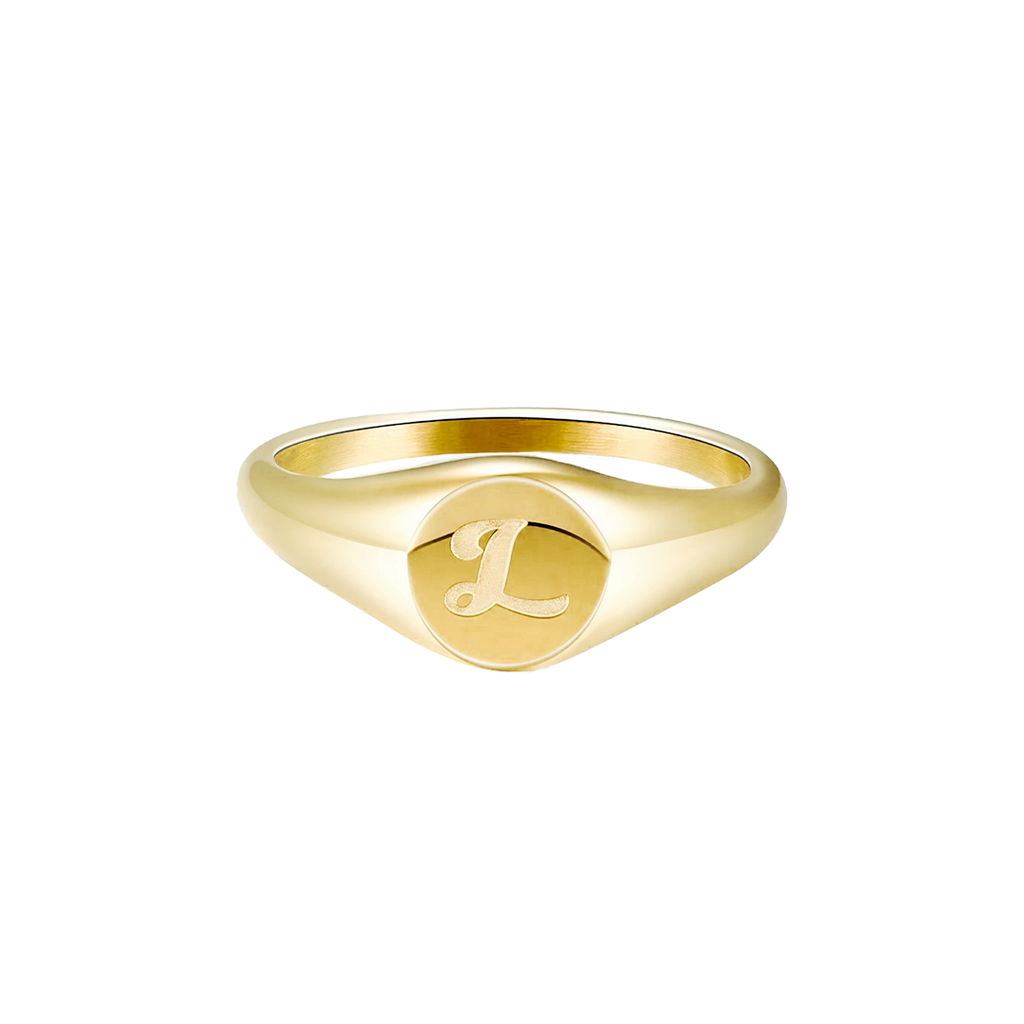 Vintage Signet Ring Unique Initial w Diamond Accent Onyx Ring 10K Two Tone  Gold Repousse' Art Deco Men's Wedding Ring - Etsy
