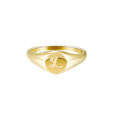 Script Signet Ring