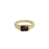 Black Stone Ring