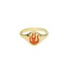 Orange Flame Ring
