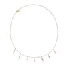 Trendy stormi necklace with 7 cute lightning bold pendants