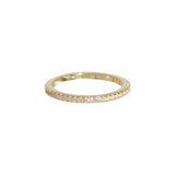 Classic Simple Gold Stacked Ring