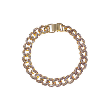 Gold & Silver Iced Cuban Link Bracelet | VibeSzn
